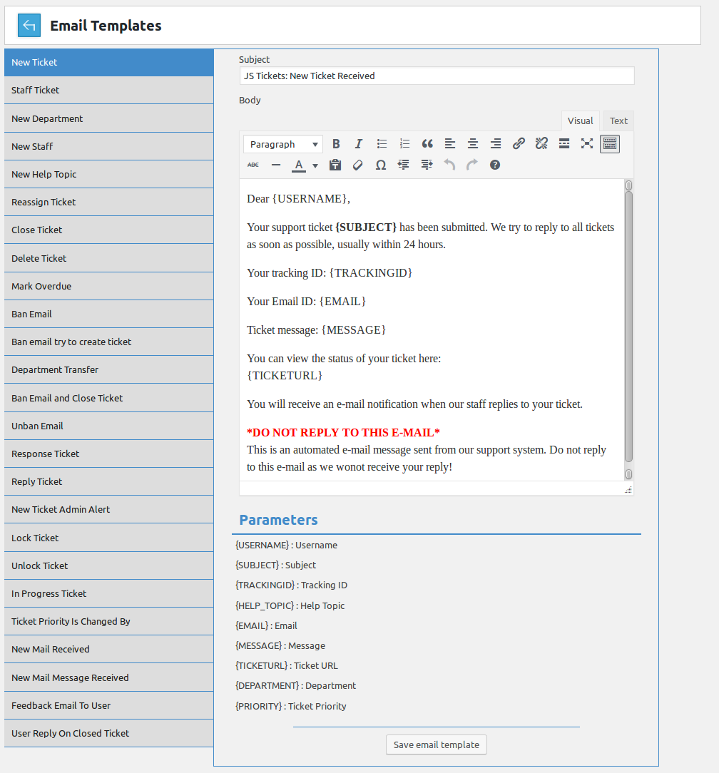 Email Templates JoomSky Docs