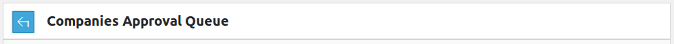Admin Companies Approval Que