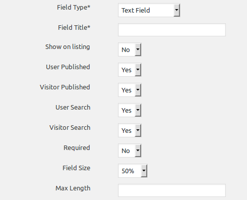 Add Field Ordering